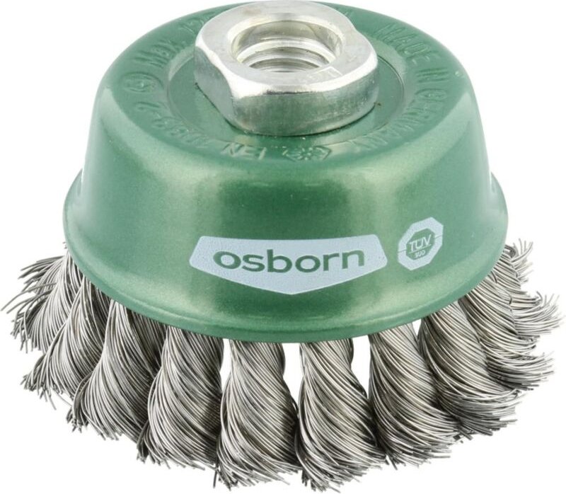 Topfbürste Rostfrei M14 65 mm gezopft - Osborn