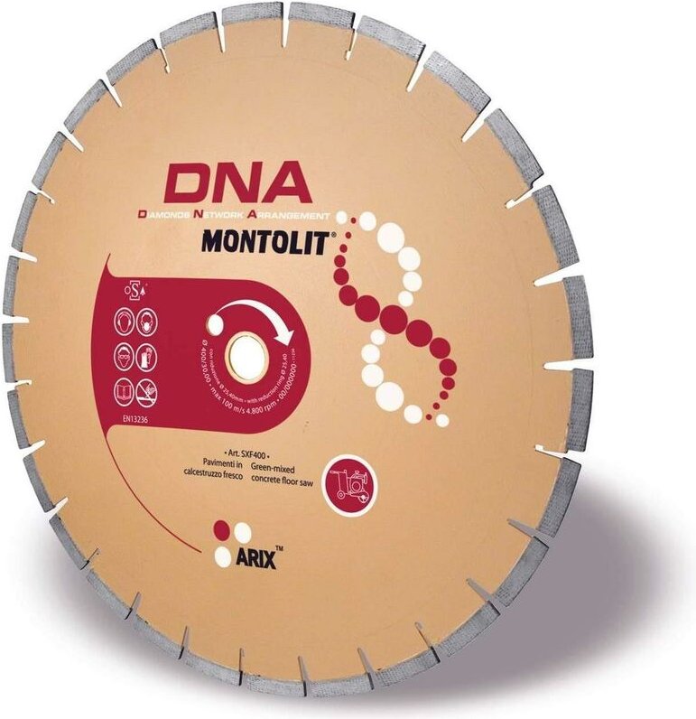 Diamantscheibe 350 Mm Fž£r Stražƒendecke Aus Frischbeton Montolit Dna Sxf450