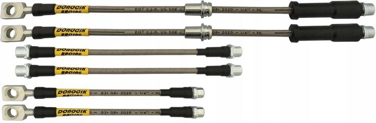 Flexible Teflon-Bremsschläuche mit Stahlgeflecht OPEL ZAFIRA A