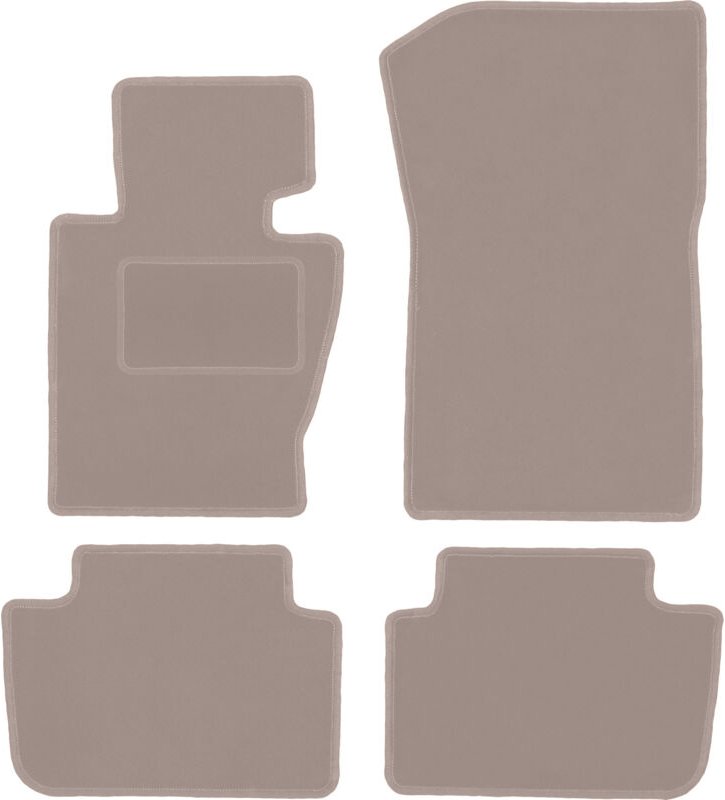 Beige Velours-Fußmatten für: BMW X3 E83 SUV (2003-2010)
