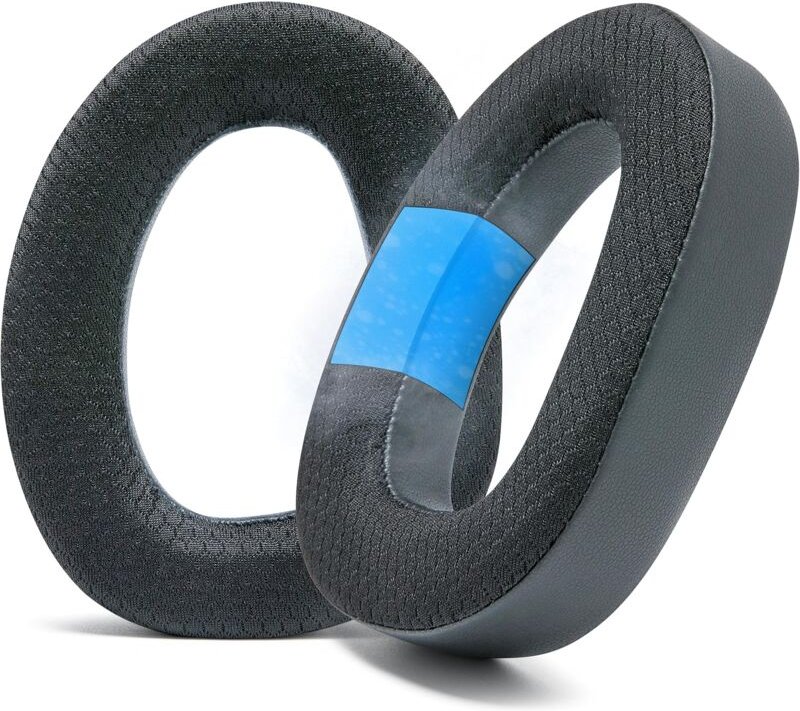Kühlende Gel-Ohrpolster für EPOS H6 Pro/Sennheiser GSP 600 / GSP500 / GSP550 / GSP670, verbessert den Komfort Schwarz