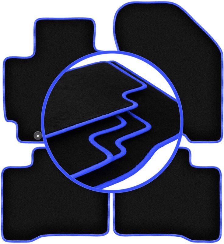CARLUX-BLUE Auto-Fußmatten für: Suzuki Swift VI Fließheck (2017-)