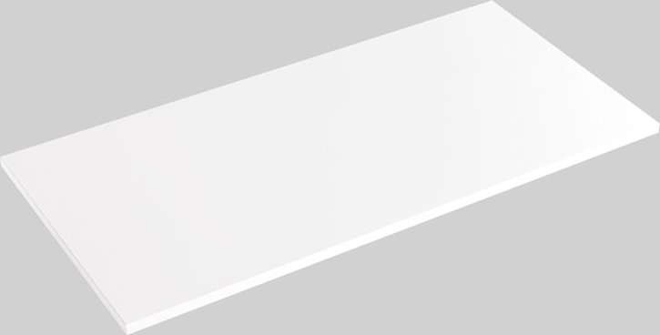 Weiße laminierte Tischplatte 180 x 95 cm für Schreibtisch, Tisch, Couchtisch