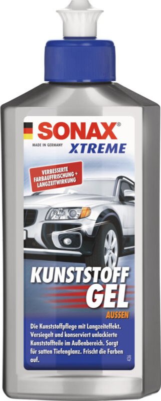 Thumbnail - Sonax Kunststoffgel Xtreme Fahrzeugpflege für Außen 250 ml