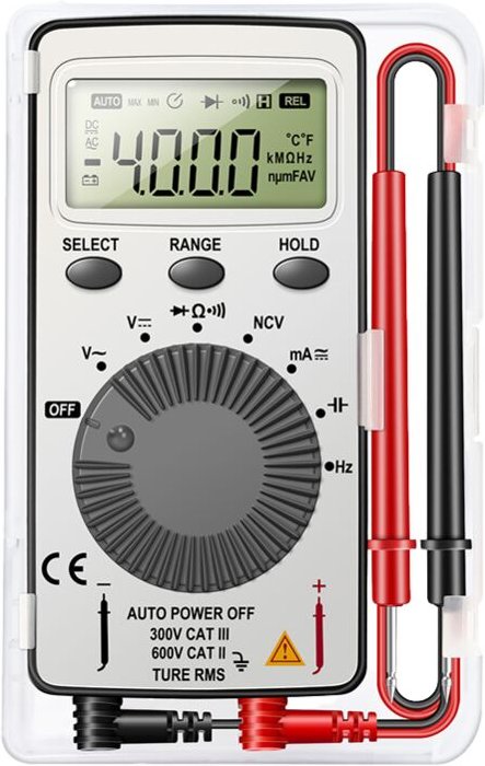 Dolaso - 1999 Counts Digitalmultimeter, Mehrfachtester mit berührungsloser Spannungserkennung, LCD-Display, automatische...