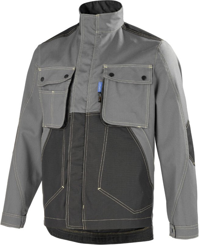 Arbeitsjacke CRAFT WORKER Grau Convoy/Schwarz XL