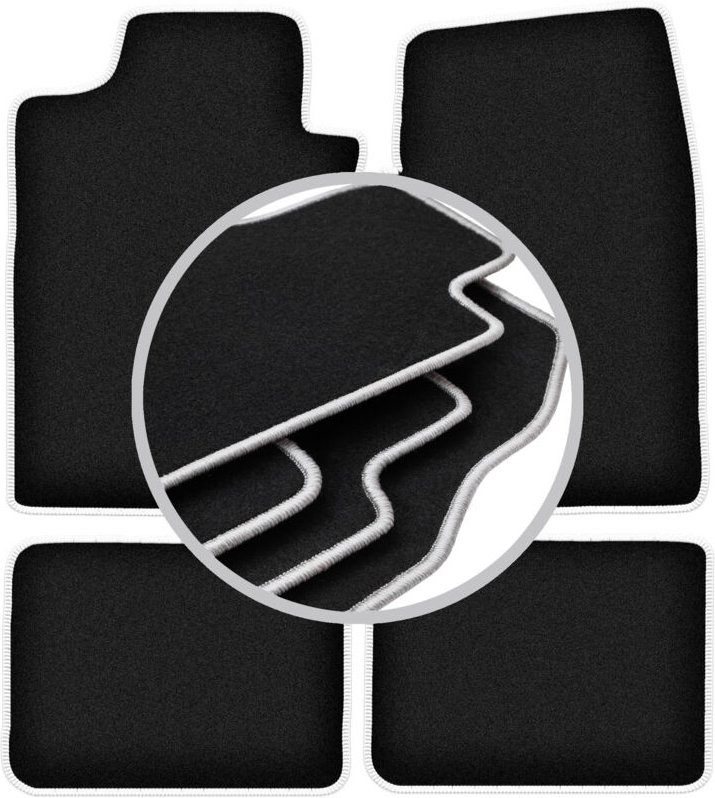 CARLUX-SILVER Autofußmatten für: Dodge Durango I SUV (1997-2003)