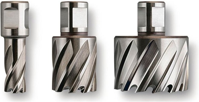 1x hss Nova 25 Kernbohrer mit 3/4" Weldon-Aufnahme 25 mm ø 39 mm - 63134390051 - Fein