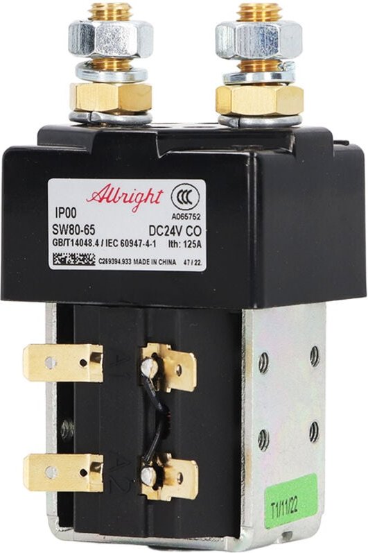 Albright für SW80-65 Relais-Magnetventil 24 v 125 a empfindliche Passform für Gabelstapler-Stapler-Palette B2SW11 B2SW12...