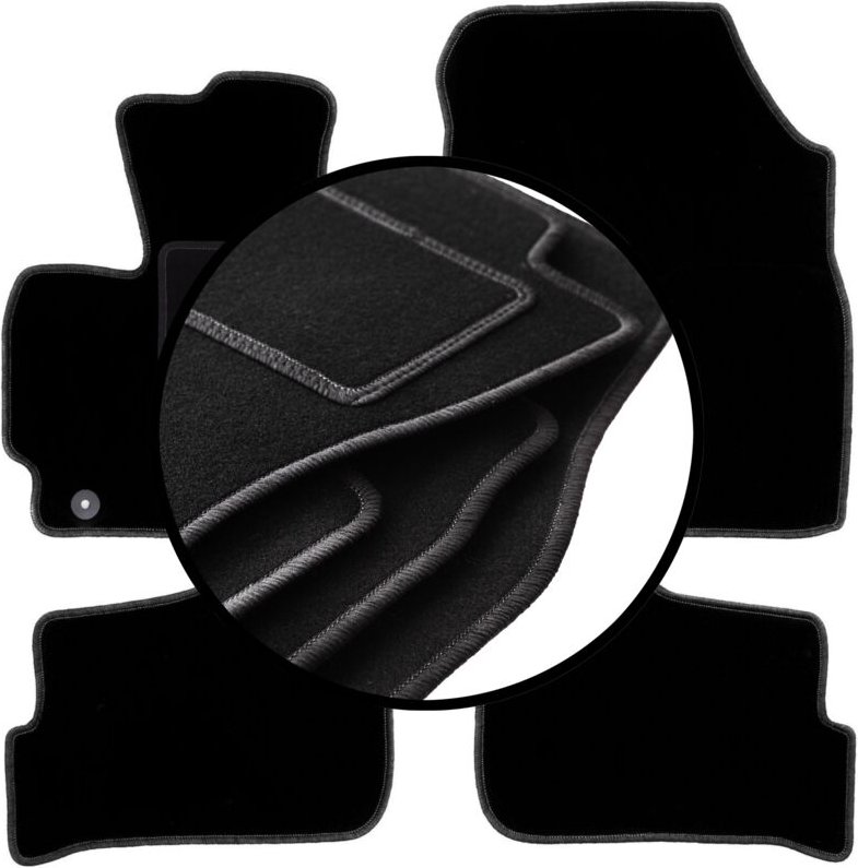 Komplettset Veloursmatten für: Mitsubishi Space Star II Fließheck (2013-)