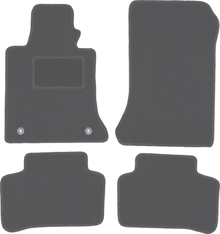 Graphit-Fußmatten für: Mercedes GLK X204 SUV (2008-2015)