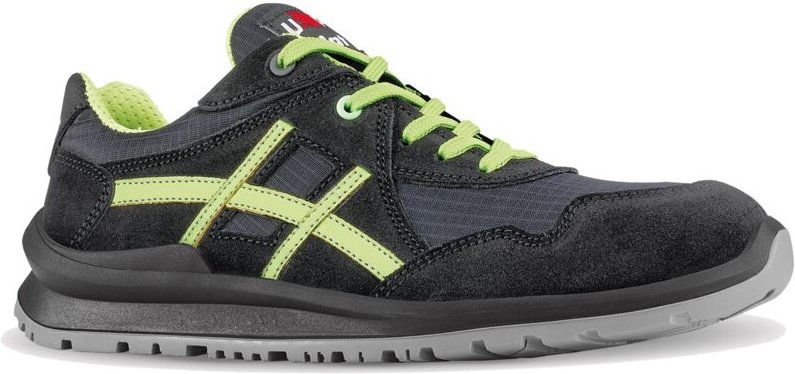 Sicherheitsschuhe niedrig AYRTON S1P SRC - Schwarz/Limette Grün 42