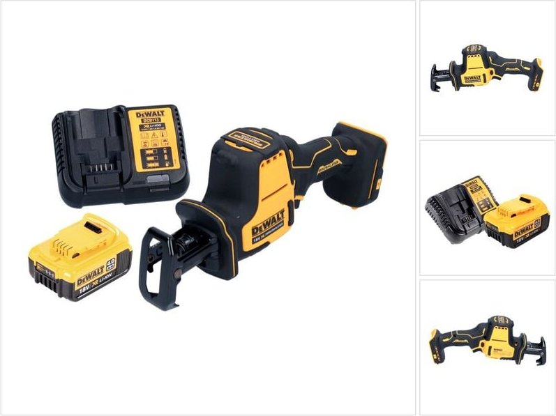 Dcs 369 M1 Akku Säbelsäge Reciprosäge 18 v Brushless + 1x Akku 4,0 Ah + Ladegerät - Dewalt