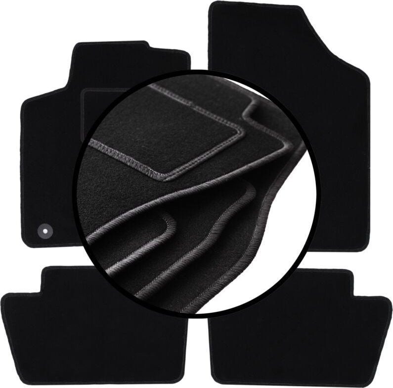 Komplettset Veloursmatten für: Citroen C4 II Schrägheck, Kombi (2010-2018)