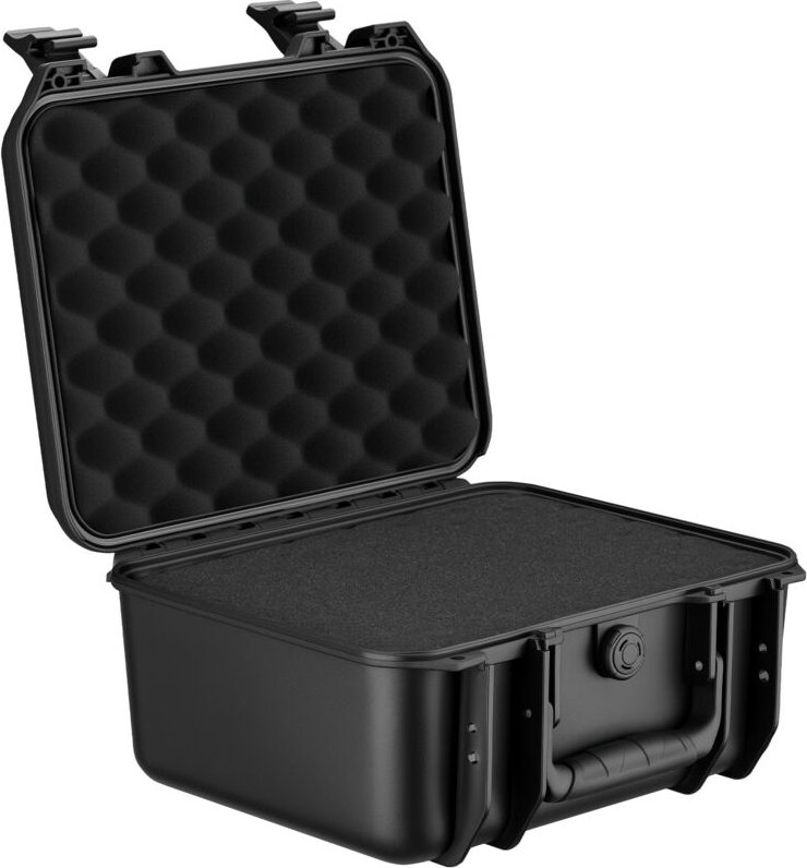 Wiltec Universalkoffer 36,2 x 31 x 17,5 cm, wasserdichter Transportkoffer, Schutzkoffer aus PP, Koffer mit Würfelschaums...