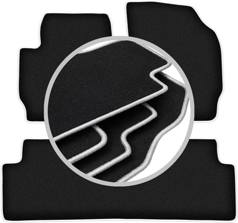 CARLUX-SILVER Autofußmatten für: Ford Maverick MK2 SUV (2004-2007)