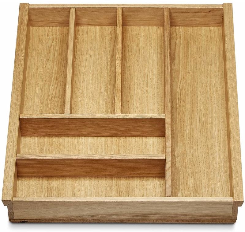 Orga-box - iii Eiche Besteckeinsatz Besteckkasten 500 mm für Nobilia ab 2013
