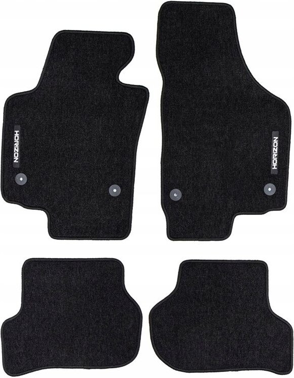 VELOURS MATS auto wischblätter Skoda Yeti 2009-2018 HZ
