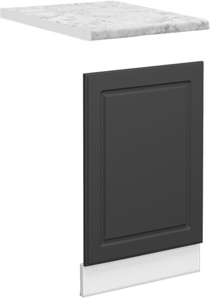 Vicco - Frontblende Fame-Line, Anthrazit-Gold, 45 cm , ap Marmor