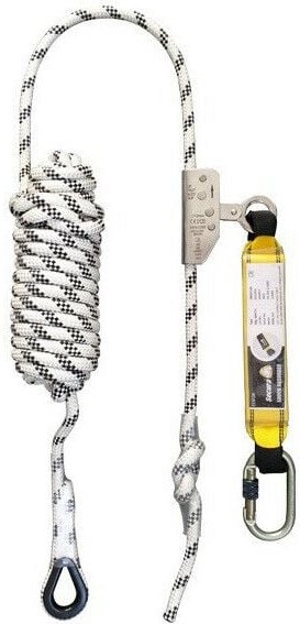 Mitlaufendes Auffanggerät Levac 3803A200 an geflochtenem Seil D12mm