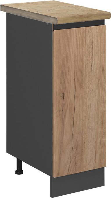 Apothekerschrank R-Line, Goldkraft Eiche, 30 cm , AP Eiche, Vicco