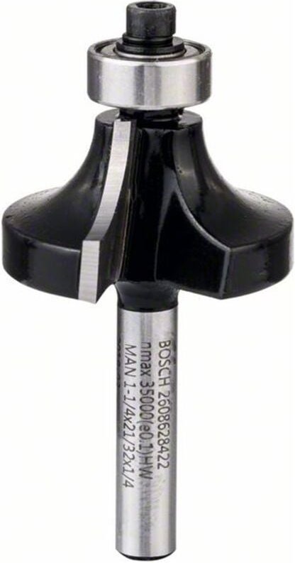 Viertelstabfräser 1/4, R1 9,5 mm, d 31,8 mm, l 16,2 mm, g 57 mm - Bosch