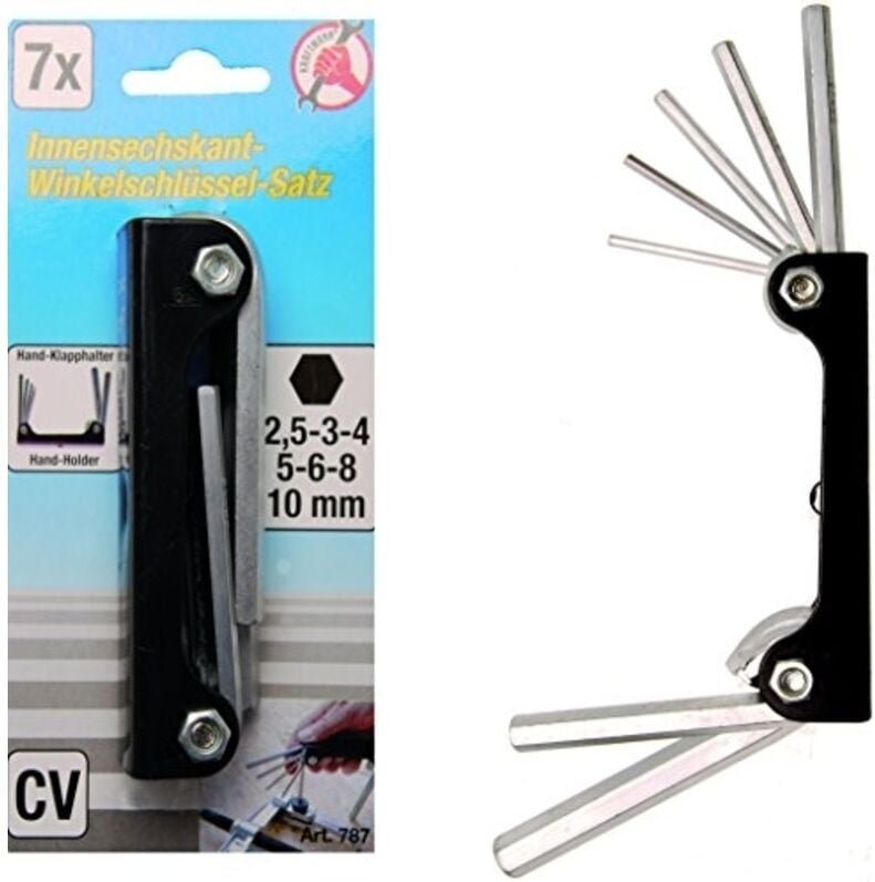 Winkelschlüssel-Satz Innensechskant 2,5 - 10 mm 7-tlg.