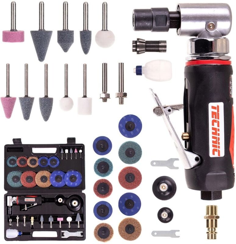 Pneumatischer Winkel-Sandwich-Schleifmaschine 6+3mm Schleifsatz