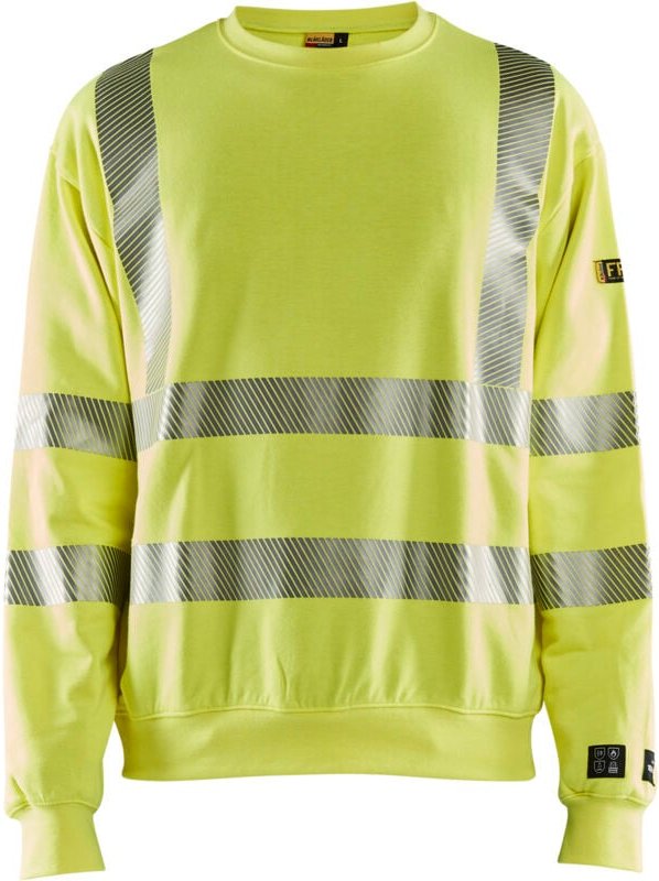 Multinorm-Arbeitssweatshirt 3087 - Neon Gelb 5XL