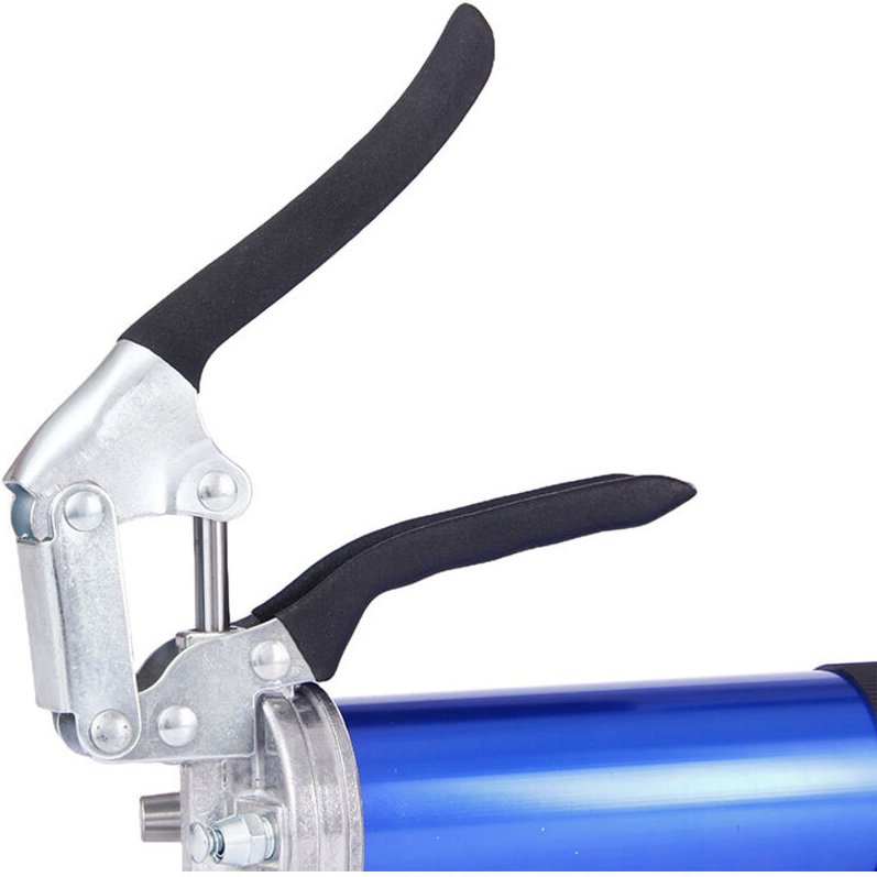 Manuelle Fettpumpe, professionelle Hochleistungs-Fettpresse mit 8000 psi Pistolengriff mit 18 Zoll flexiblem Schlauch, 6...