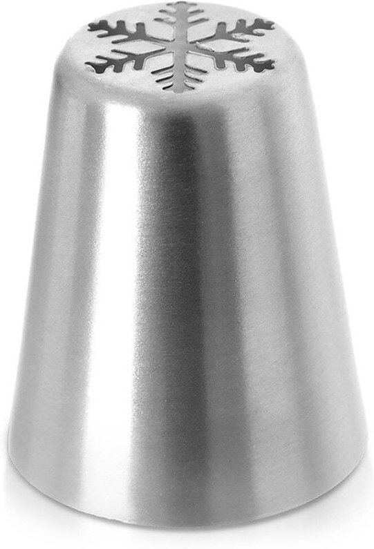 Russian steel snowflake decoration nozzle