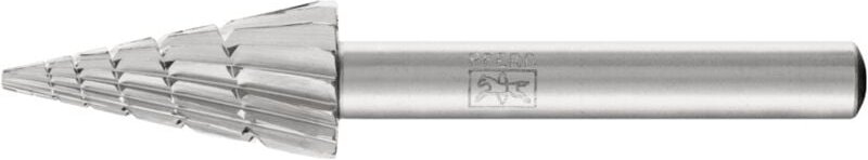PFERD TOOLS HSS Frässtift Spitzkegelform G Ø 12x25 mm Schaft-Ø 6 mm Z 2 universal mittel Spanbrecher