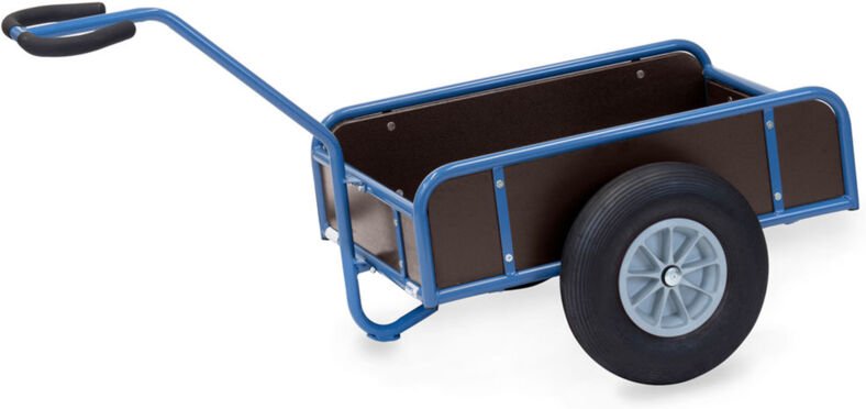 Fetra Handwagen mit 4 Wänden und Polyurethanbereifung, 845x545mm Ladefläche