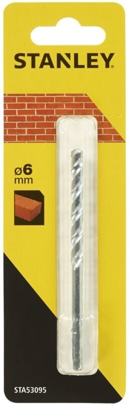 Stanley verzinkter bohrer 6mm x53095-qz