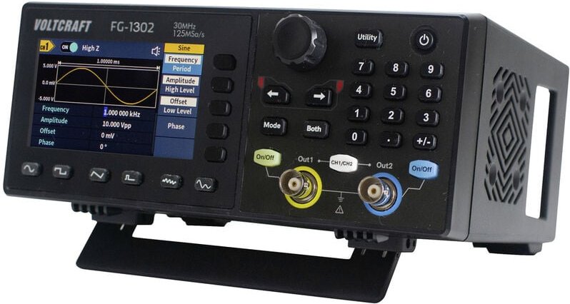Voltcraft - FG-1302 Funktionsgenerator netzbetrieben 1 µHz - 30 MHz 2-Kanal Arbiträr