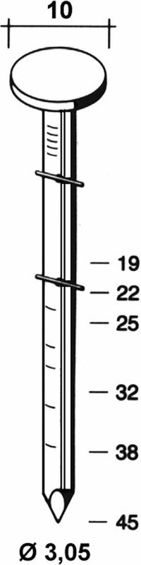Dachpappnagelrollen Länge 25 mm Drahtgebunden 16 Grad (7200 Stück) - Alsafix