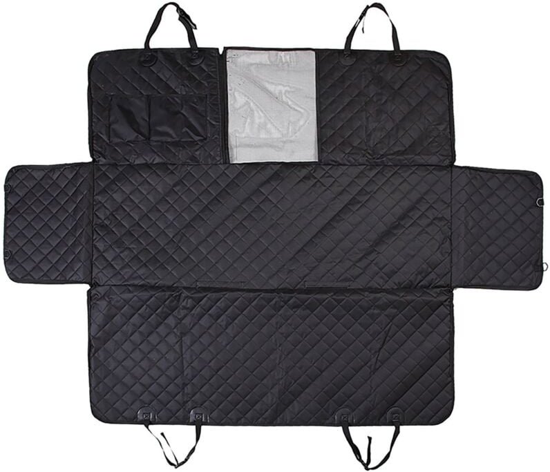 Autoabdeckung für den Transport von Hunden/Katzen, wasserdicht, 137x147 cm, schwarz