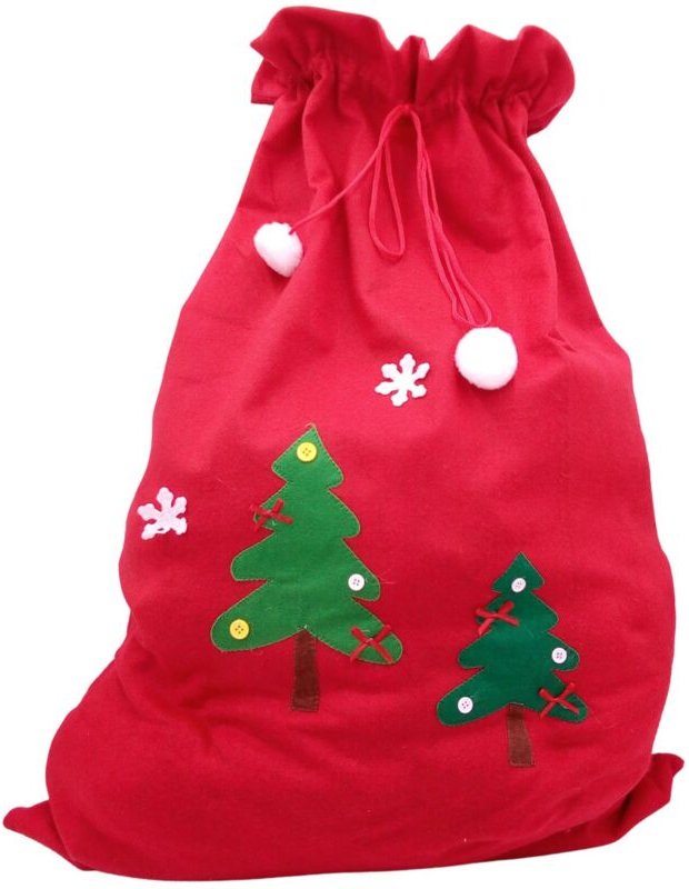 Geschenke Sack Weihnachten Filz 60x90cm Geschenkbeutel Nikolaus Weihnachtsmann - Tannenbaum