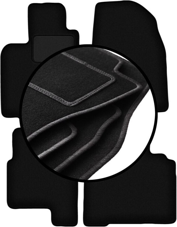 Komplettset Veloursmatten für: Mazda CX-9 I SUV (2006-2015)