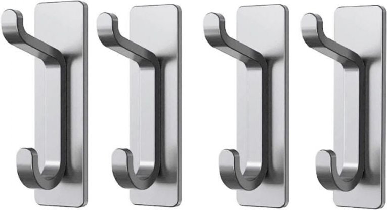 Klebender Wandhaken, Handtuchhalter Bad, Kleiderhaken Küche, Klebegarderobenhaken, Wandmontage Ohne Bohren, Wasserdicht ...