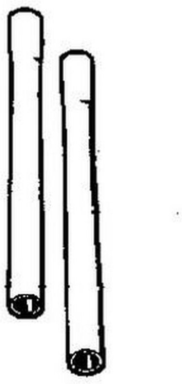 Ersatzteil - Doppelrohr gerade - - ROWENTA, MOULINEX, CALOR, TEFAL