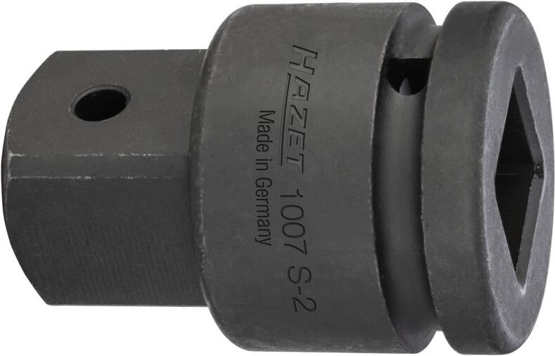 Vergrößerungsstück, Vierkant hohl 20 mm (3/4), Vierkant massiv 25 mm (1), Art.Nr. 1007S-2 - Hazet