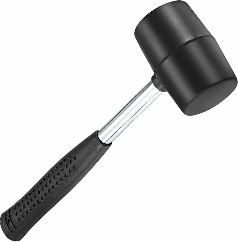 Thumbnail - Gummihammer 300 g Schwarz Sehr langlebig für Heimwerker, Handarbeit, - Ahlsen