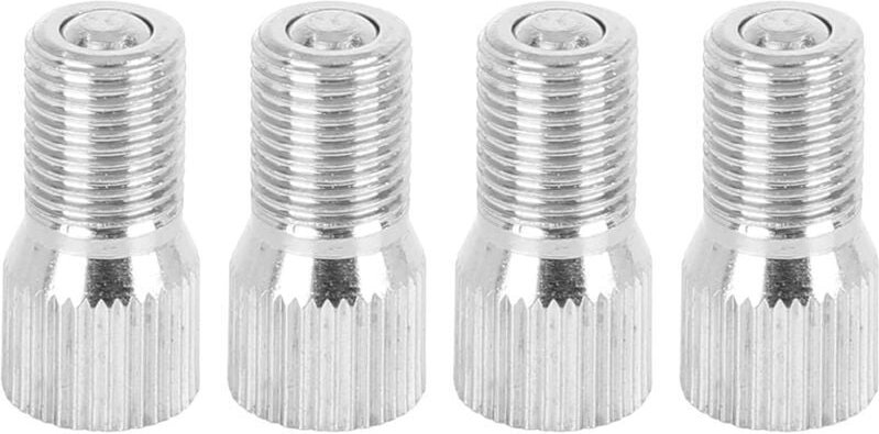 1,9 × 0,9 × 0,9 cm) 4 Stück 19 mm Chrom-Reifenventilkappen-Verlängerungsadapter für Auto-LKW - KZQ
