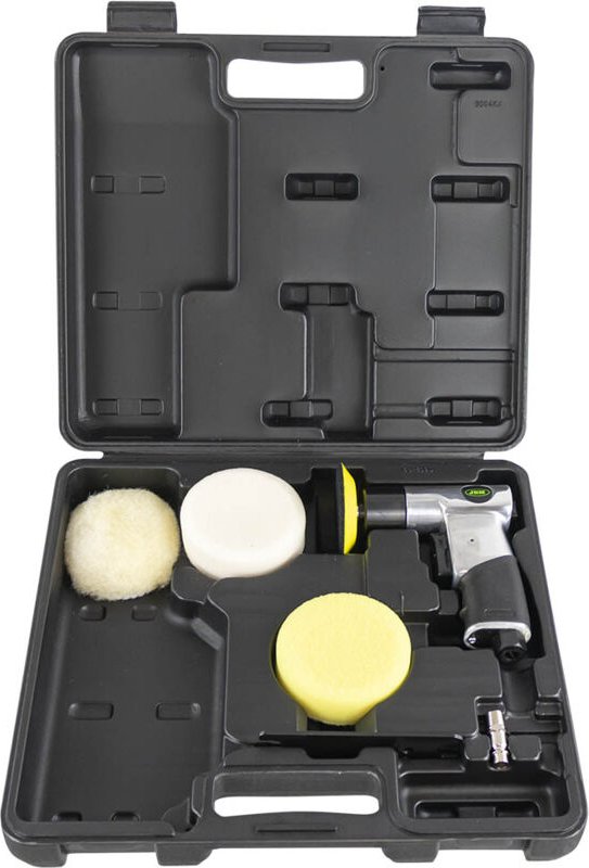 JBM - 3' Mini Pneumatische Poliermaschine mit Aufsätzen 53576