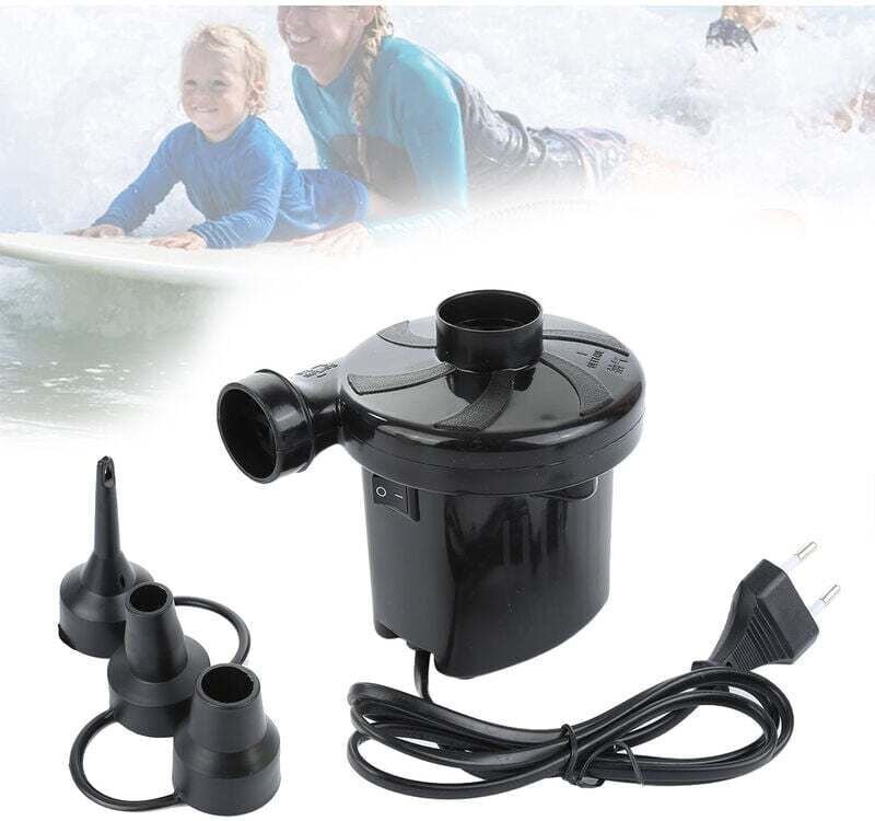 Elektrische Pumpe, elektrischer Inflator/Deflator, mit 3 Düsen für aufblasbare Matratze, Camping, aufblasbares Kissen, B...