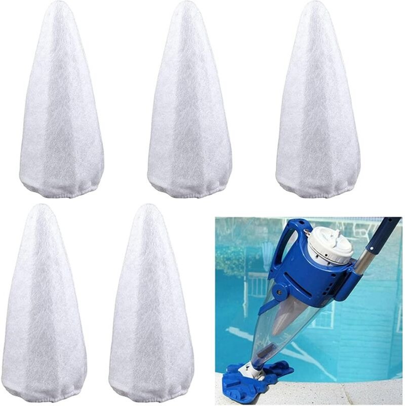 Gabrielle - 5er-Pack wiederverwendbare Ersatzfilter-Staubsaugerbeutel für rtpower