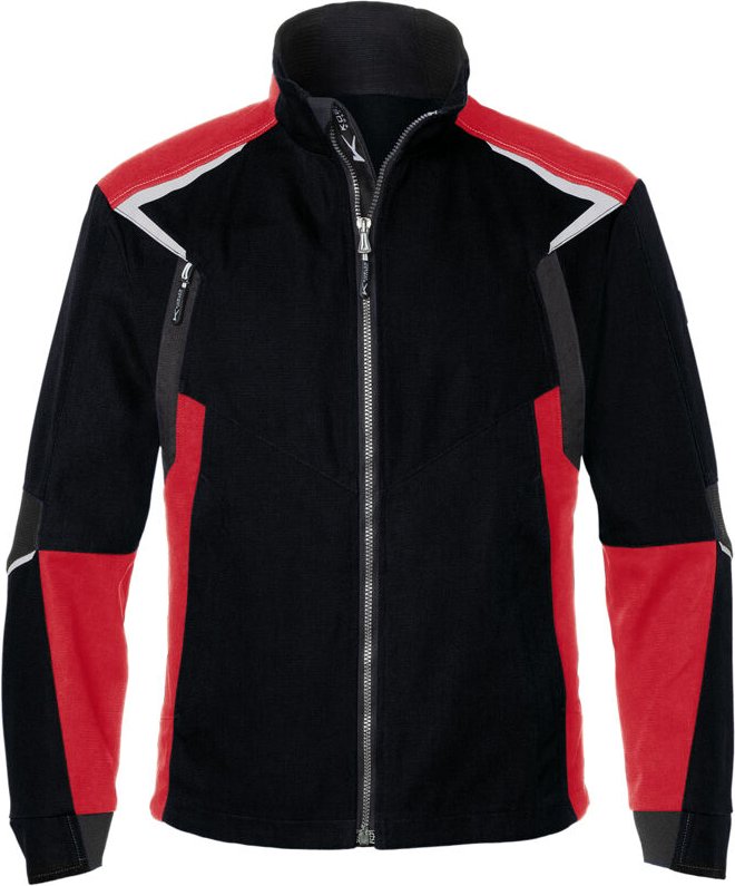 Kübler Jacke Bodyforce schwarz/mittelrot Gr. m
