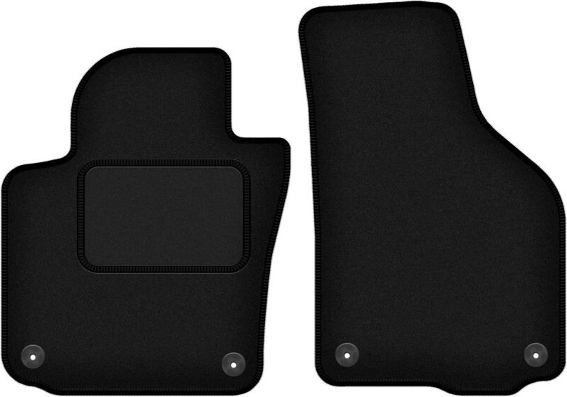 Vordere Matten schwarz für: Volkswagen Golf VI Cabrio (2011-2016)