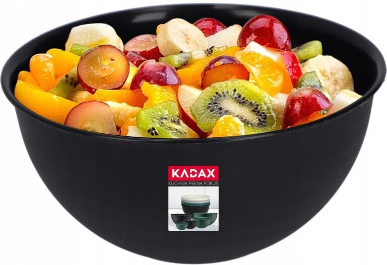 Thumbnail - Kadax - Schüssel aus Kunststoff, Salatschüssel, 1L, anthrazit